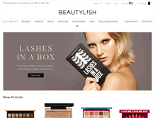 Tablet Screenshot of beautylish.com